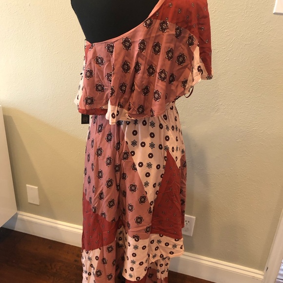 House of Harlow 1960 Revolve one shouldered patchwork dress! - Picture 2 of 4